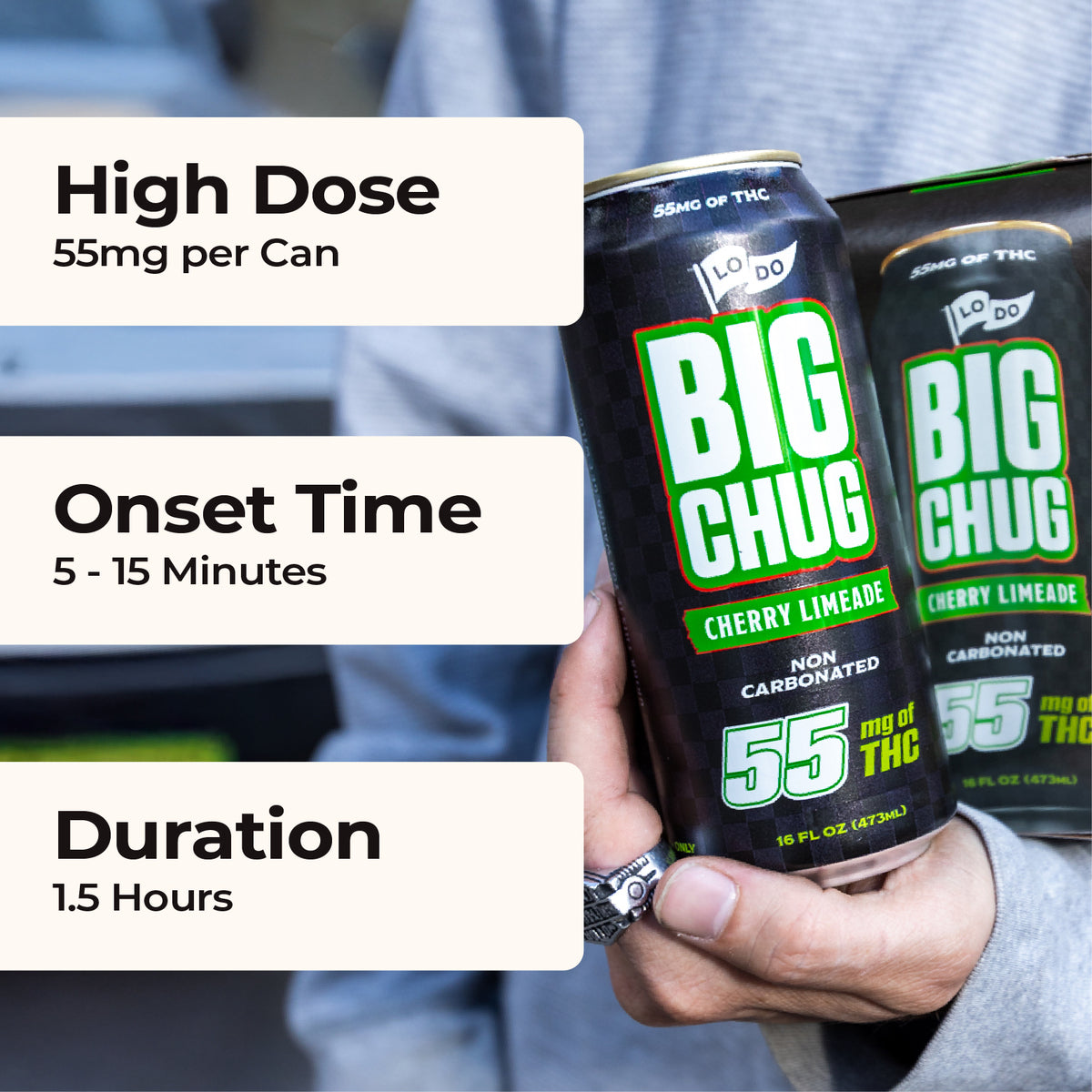 24pk Big Chug Cherry Limeade 55mg